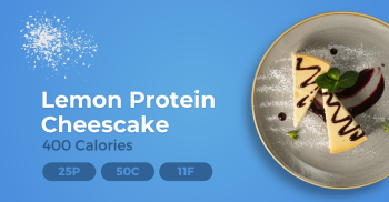Lemon Protein Cheesecake